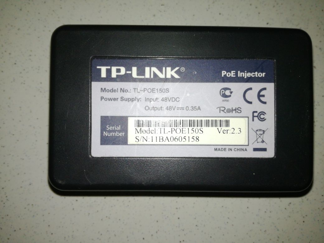 Injector POE TP LINK transformador rede cabo ethernet