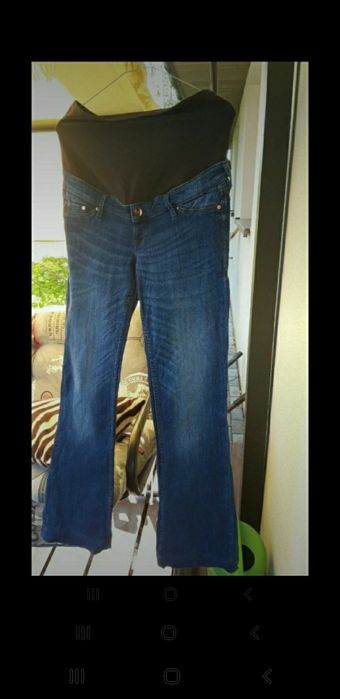 Spodnie ciążowe Mama Bootcut High Rib H&M S/36