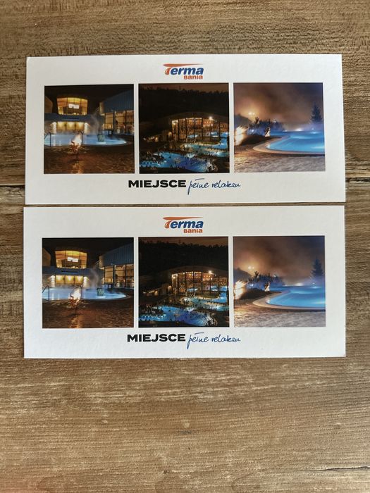 2 bilety na Termy Bania