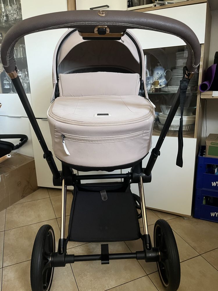 Wózek cybex priam 3.0/4.0 rose gold cozy beige