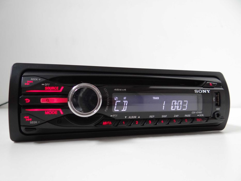 Radio samochodowe Sony CDX-GT40U usb*aux*cd*mp3*wma*aac*nr41