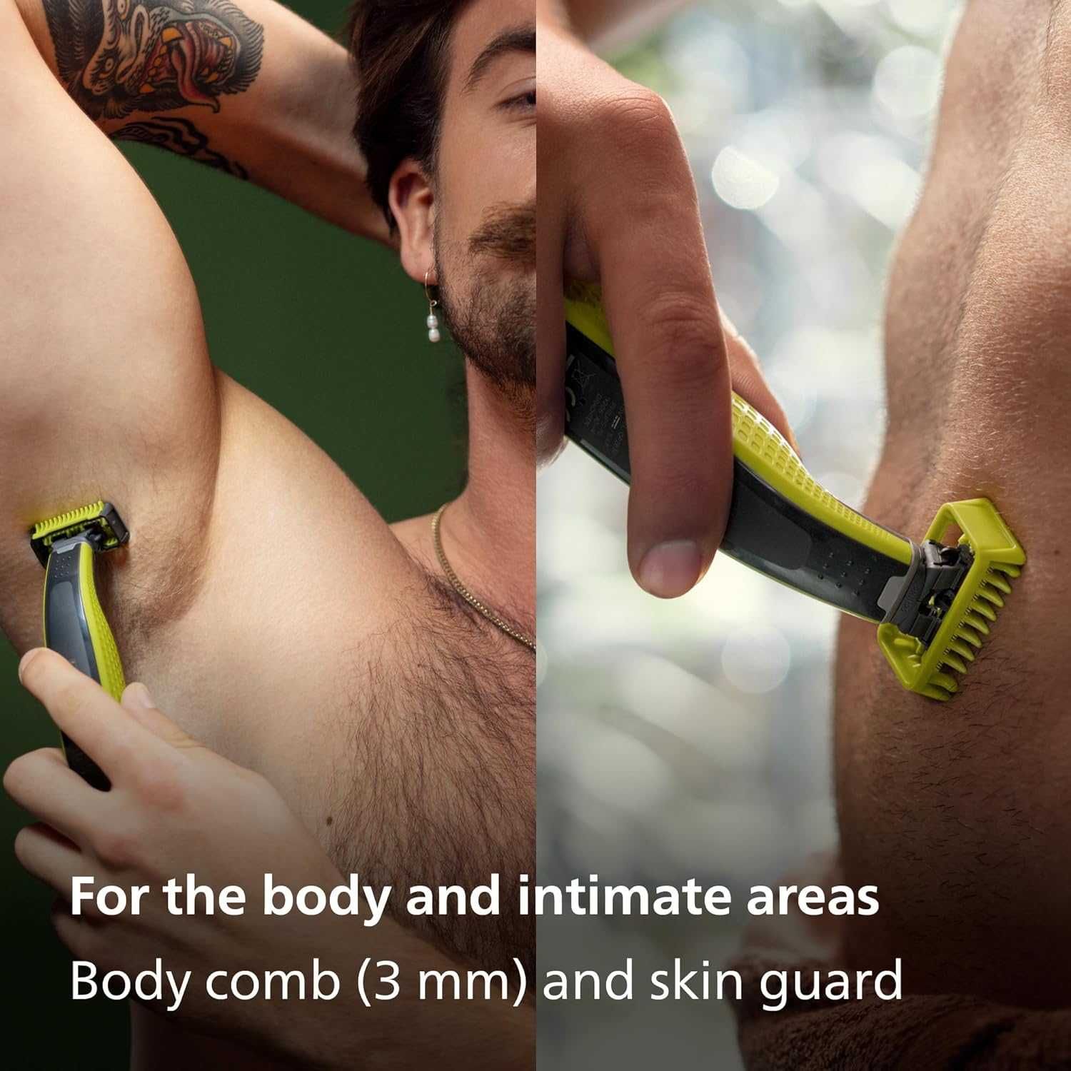 тример Philips OneBlade QP2824/30 Original Hybrid Face + Body