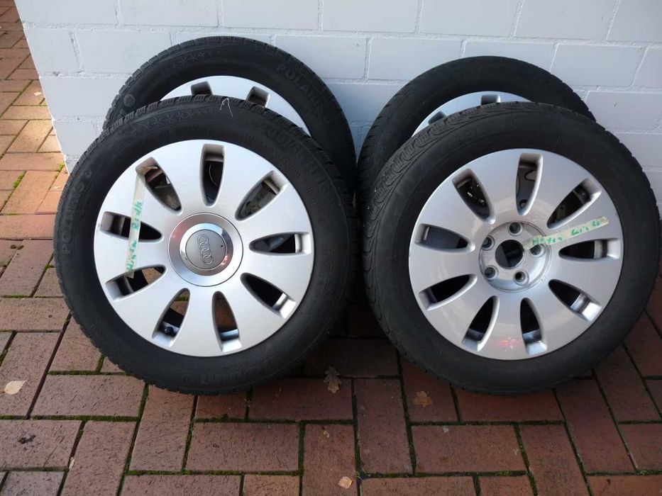 Audi A3 8P A4 B7 B7 A6 C6 Felgi Golf 5x112 16 na zimę pod zimówki koła