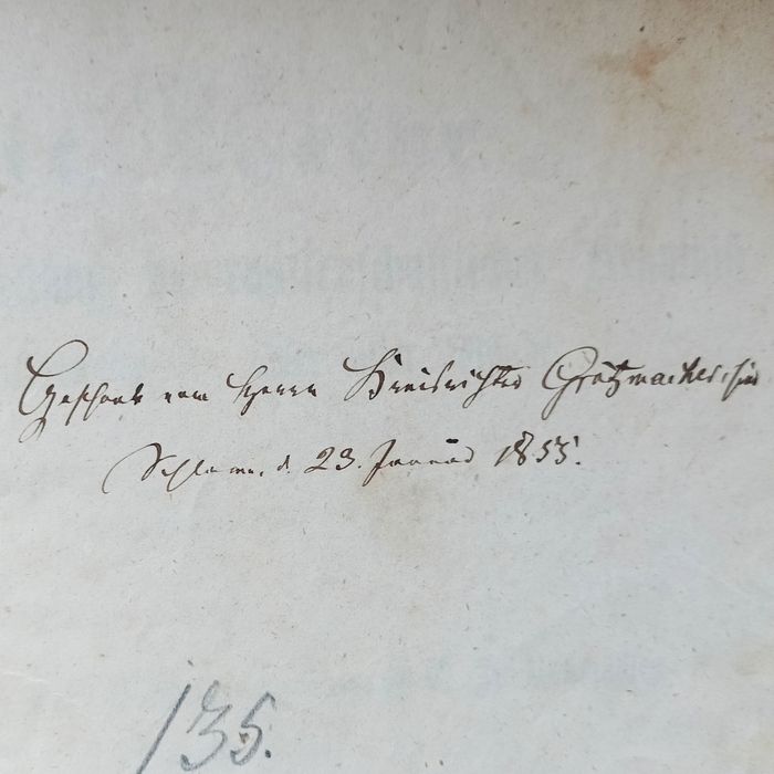 Unikatowy egzemplarz książka 1853 Schlawe Sławno Pomorze Pommern