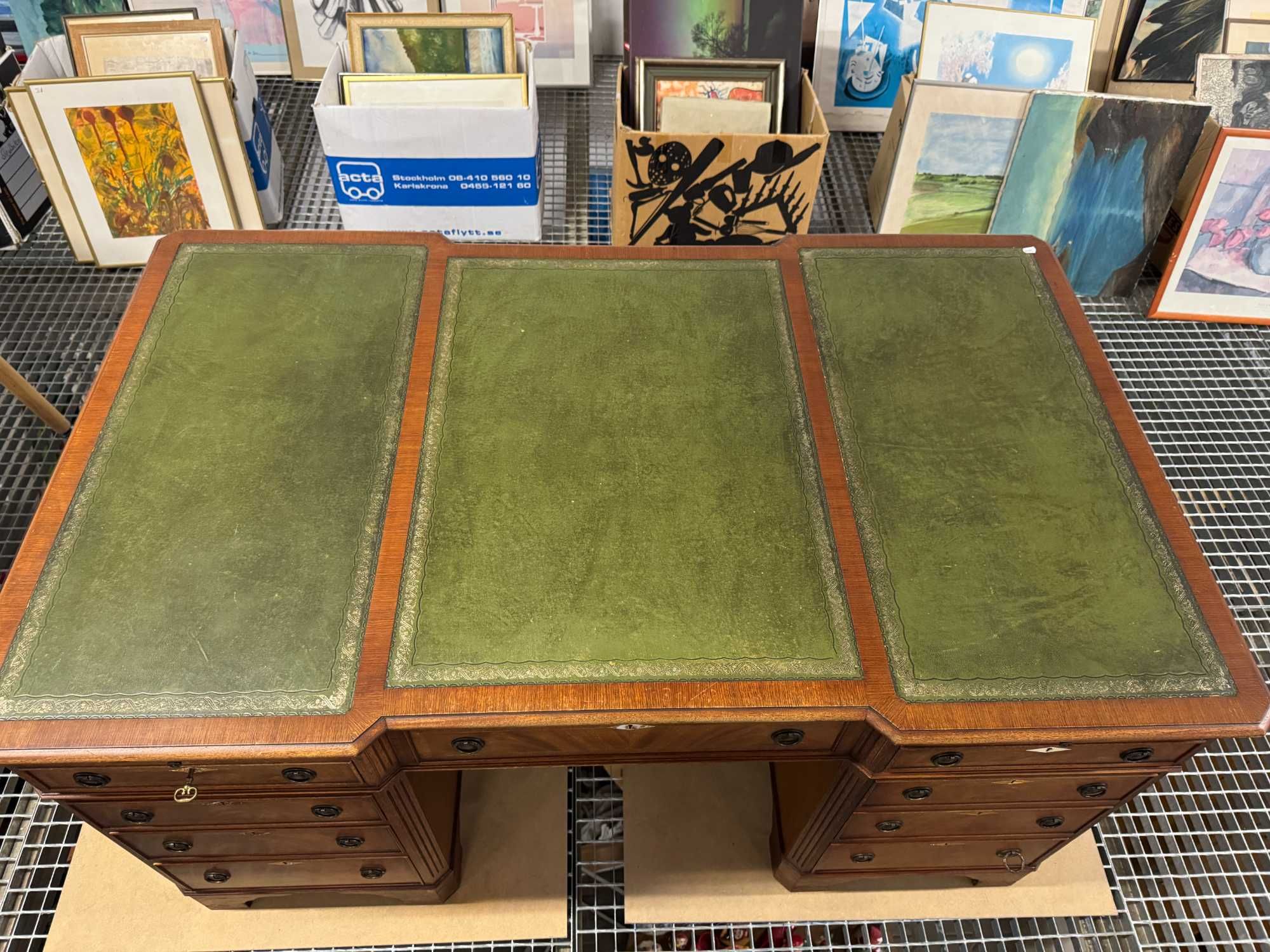 Biurko angielskie biurko dwustronne biurko gabinetowe