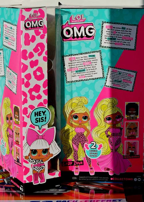 уцінка Лялька LOL Surprise OMG Lady Diva Fashion Doll кукла оригінал