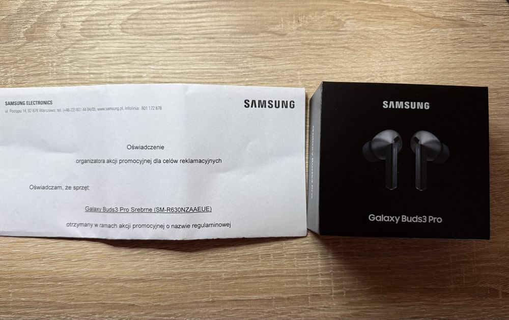 Słuchawki SAMSUNG Galaxy Buds 3 Pro srebrne