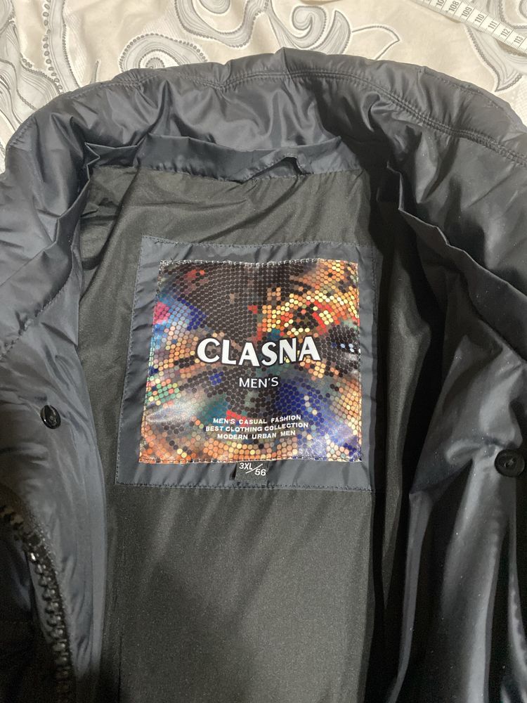 Пуховик куртка мужская Clasna 3 xl 56 новый