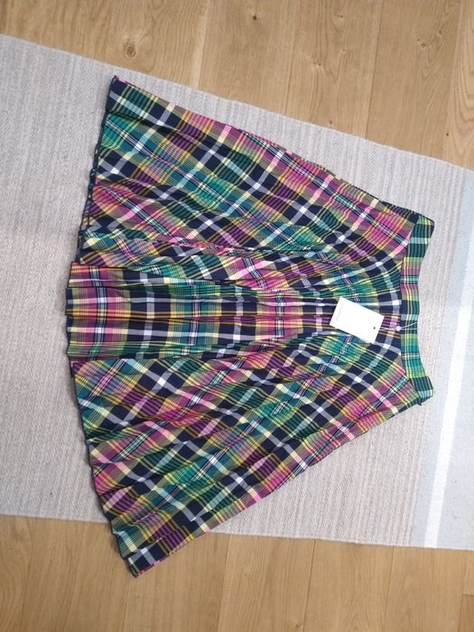 Tatuum/nowa spódnica/plisowana/kratka/kolorowa/roz xs/34