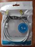 Kabel Patchcord kat.6A S/FTP LSZH CU 1m szary FLUKE PASSED- 1m - 10szt