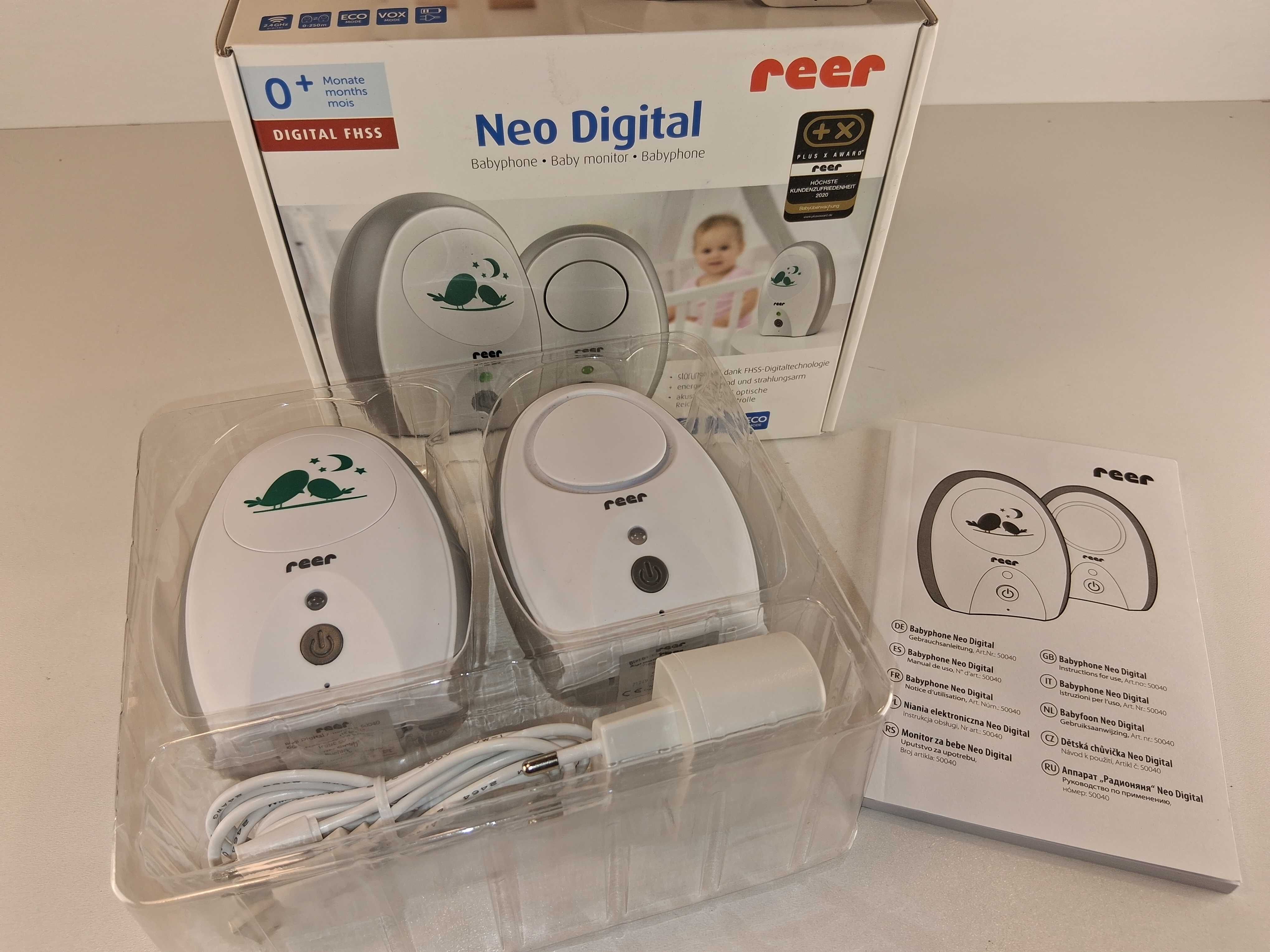 G085 Elektroniczna Niania REER Neo Digital FHSS Zasięg 250m