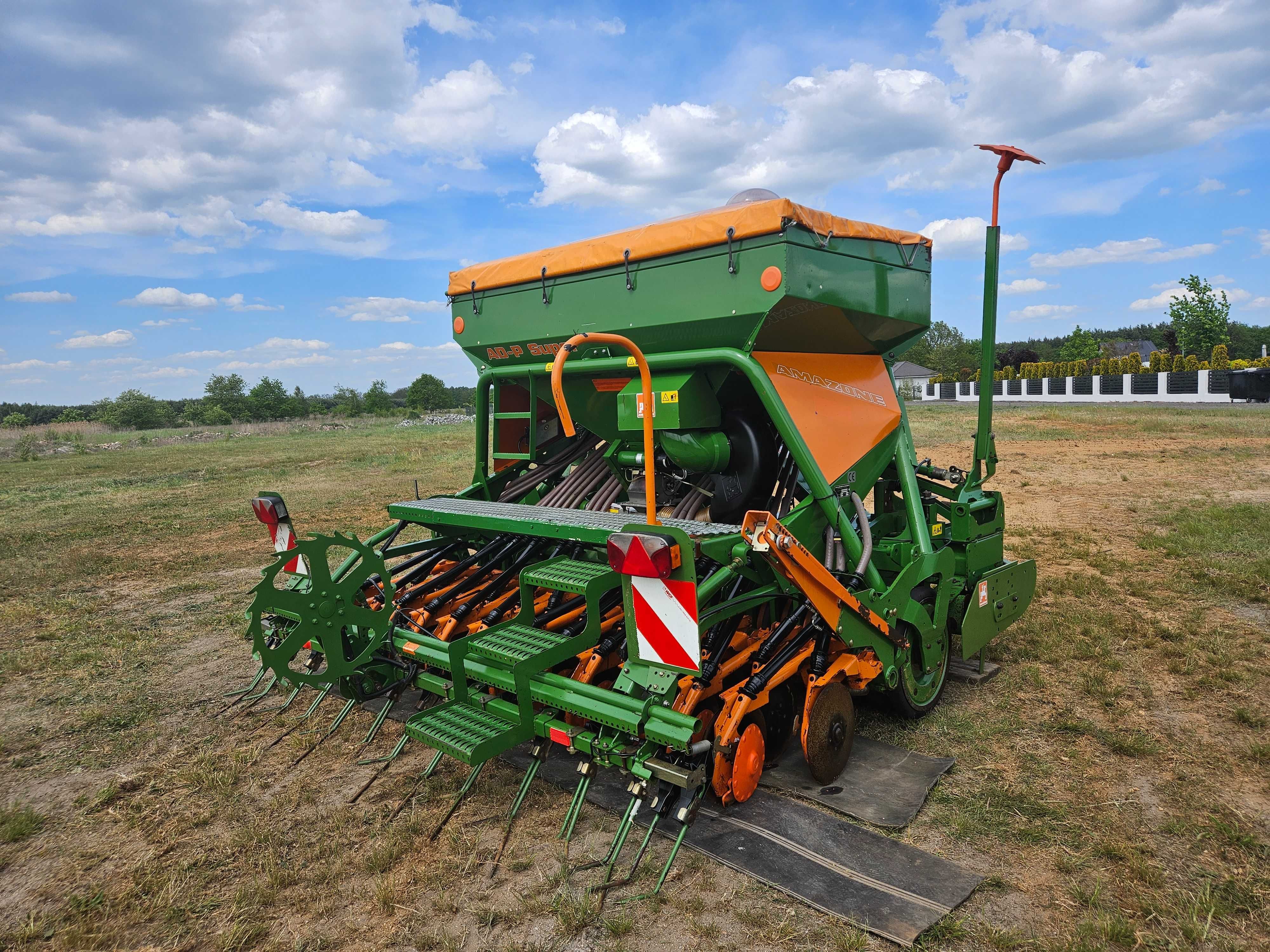 Zestaw Amazone Siewnik Ad - p 303 Agregat Kx Ke Kg Super 3000 P 2000