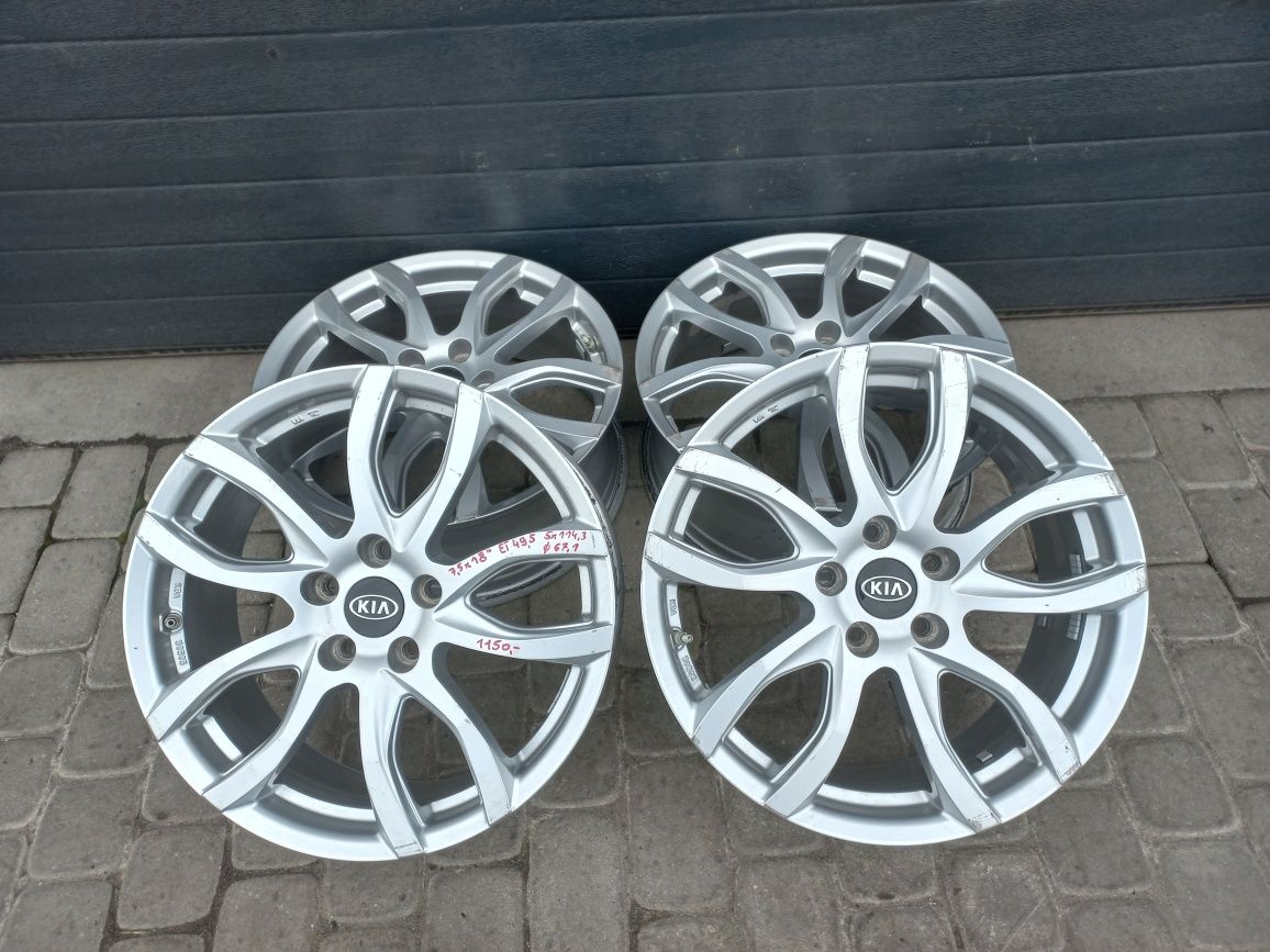 Felgi aluminiowe 18" 5x114,3 do Kia