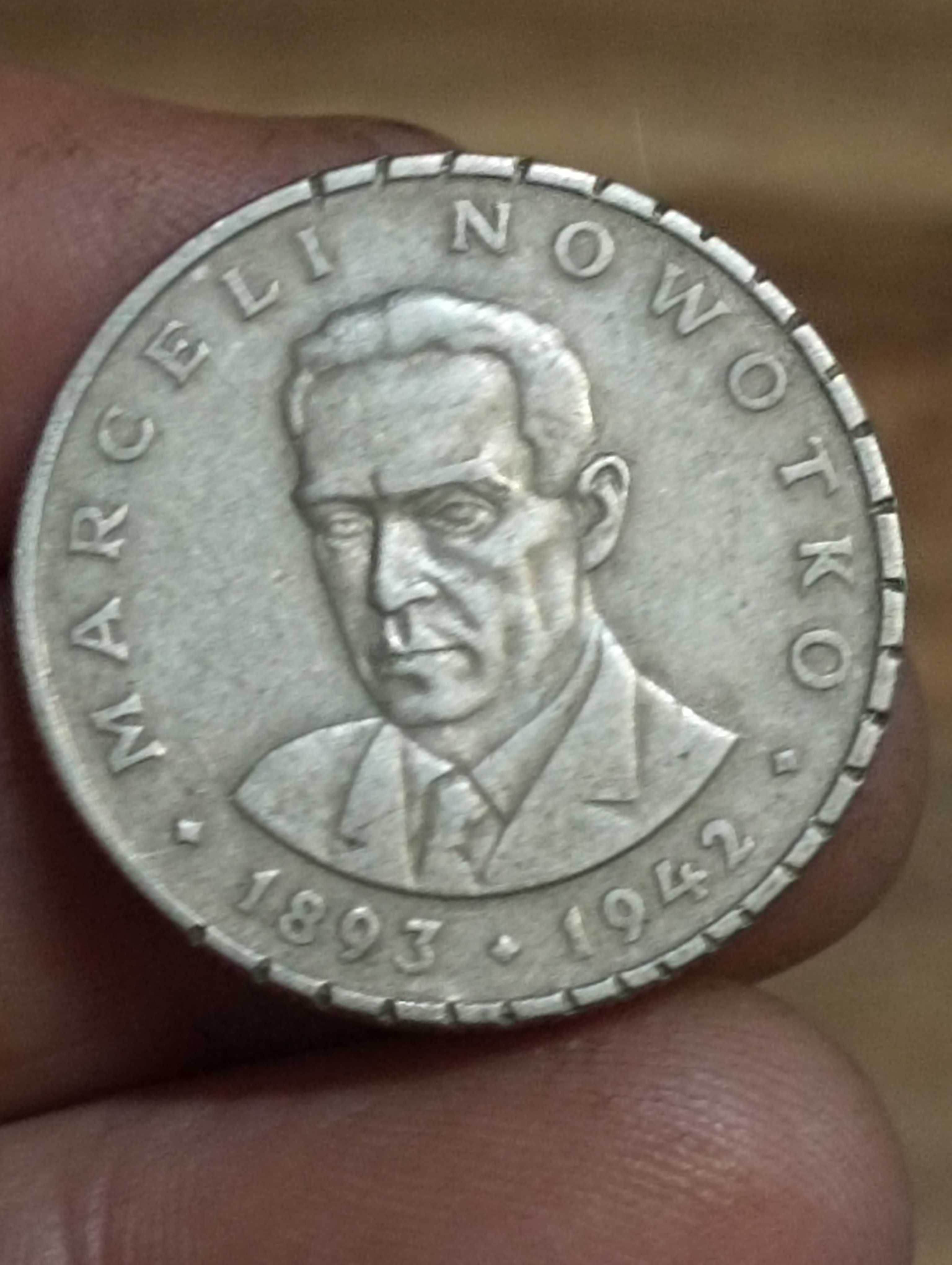 Moneta 20 zloty 1976 r Nowotko