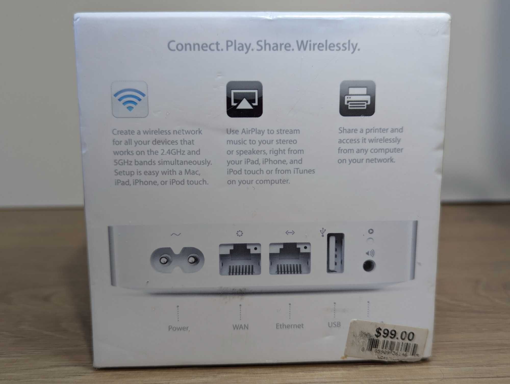 Новый Apple роутер A1392 AirPort Express MC414LL/A WIFI США звуковой