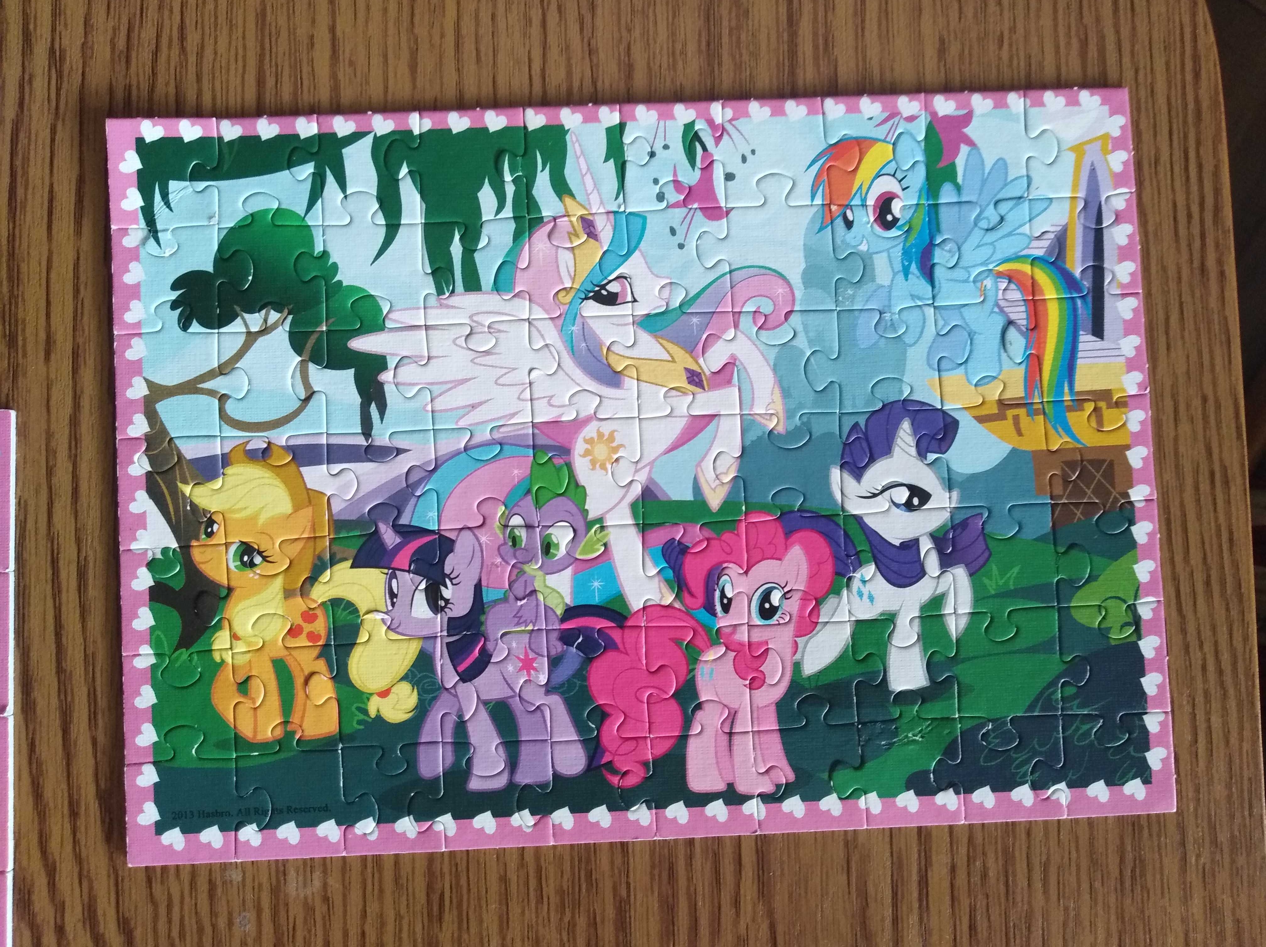 Kucyki My little Pony puzzle 4 układanki