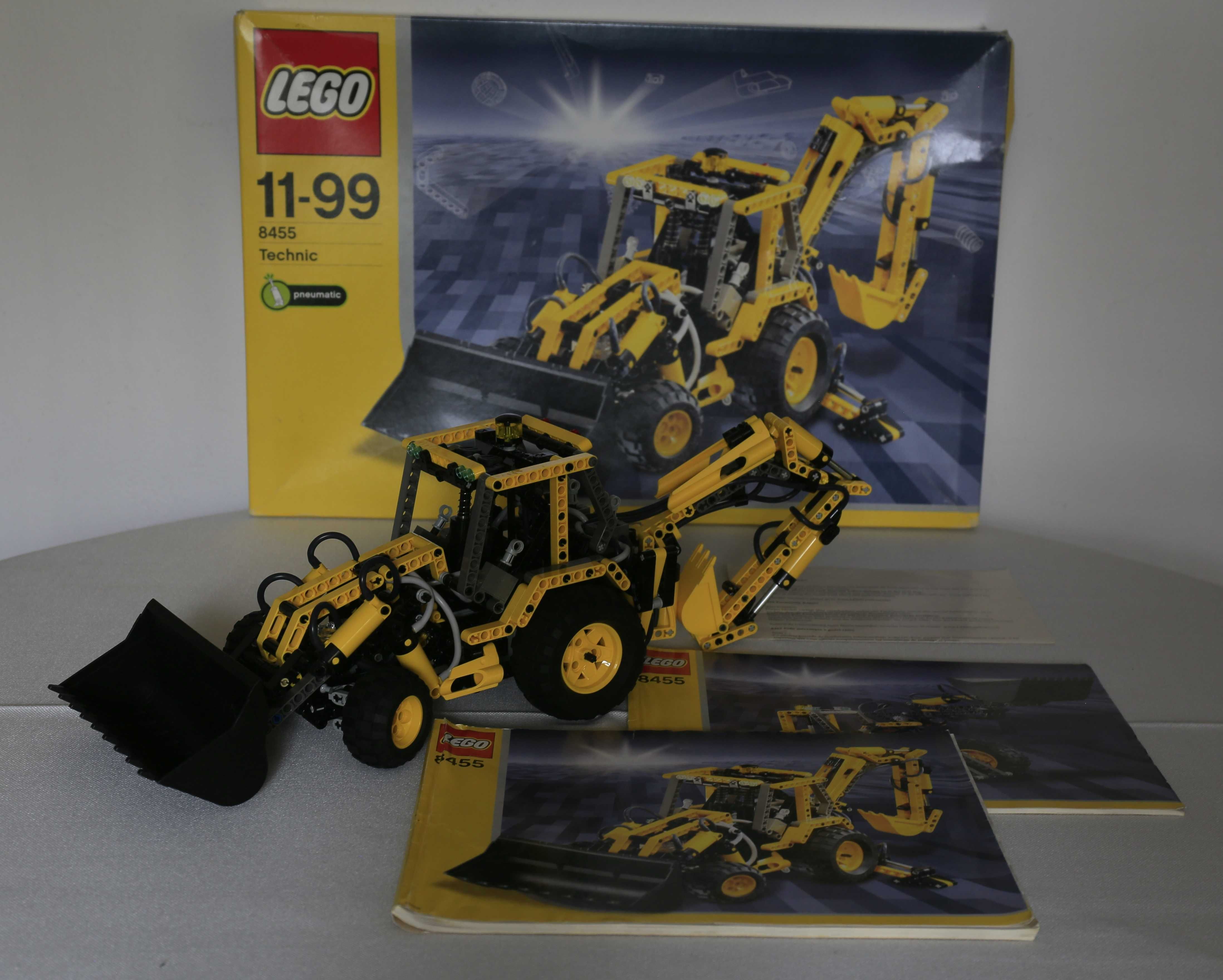 Lego Technic 8455 Backhoe Loader / Koparko-ładowarka