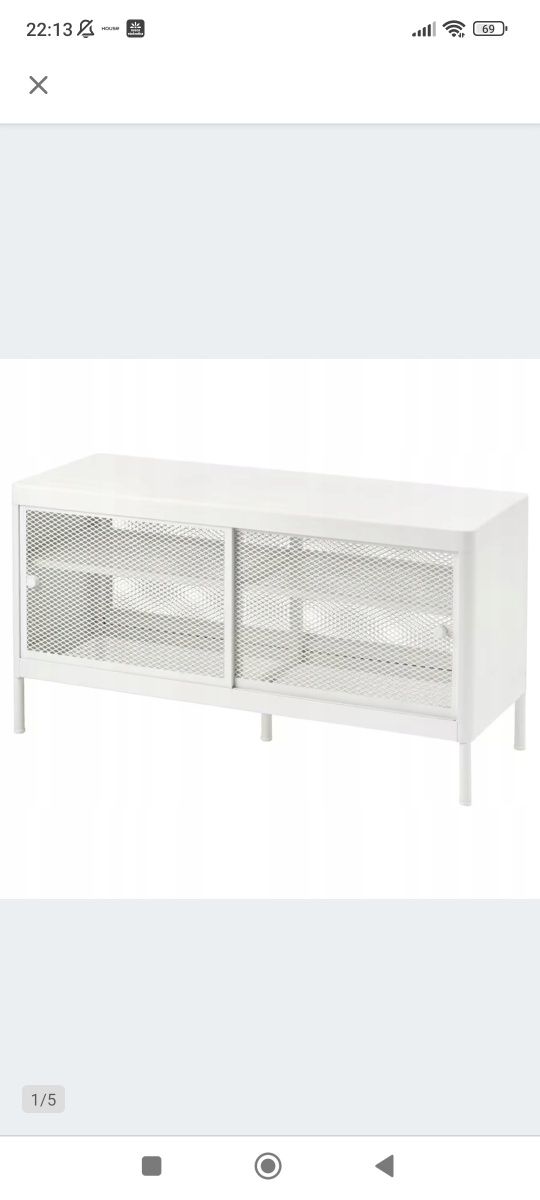Szafka na buty metalowa Ikea mackapar