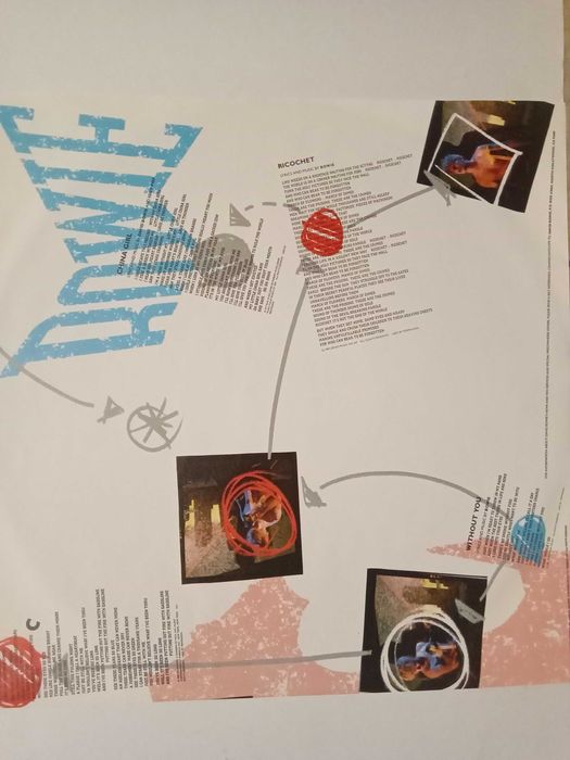 Виниловая пластинка David Bowie  Lets Dance  1983 г.