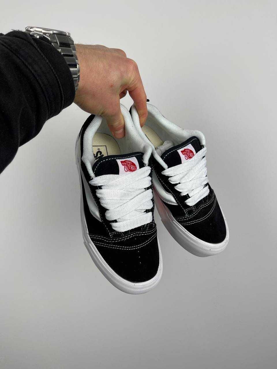 Женские кеды Vans Knu Skool Platform Black White 36-40 Новинка Весны!