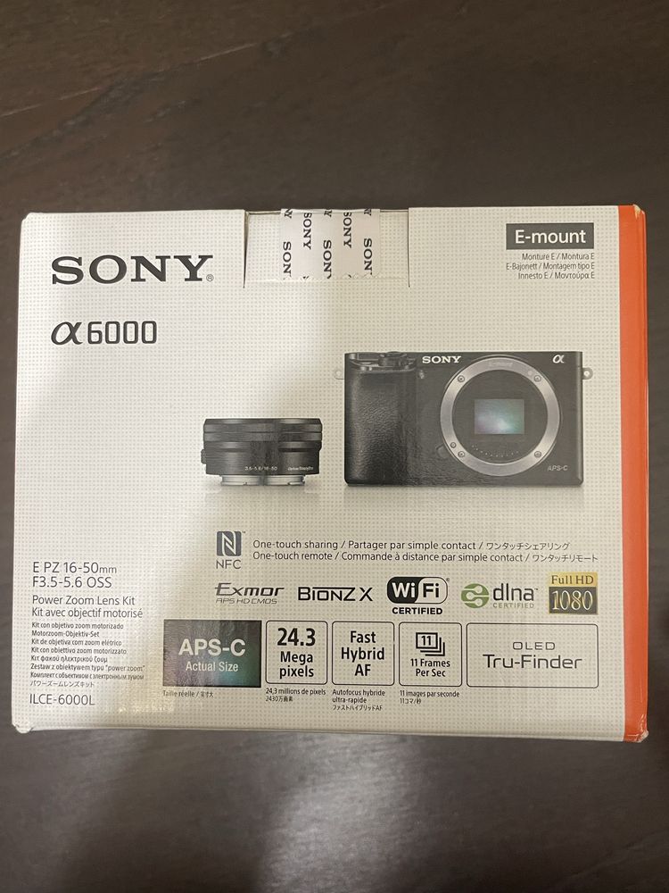 Máquina Fotográfica Mirrorless Sony Alpha a6000 + 16-50