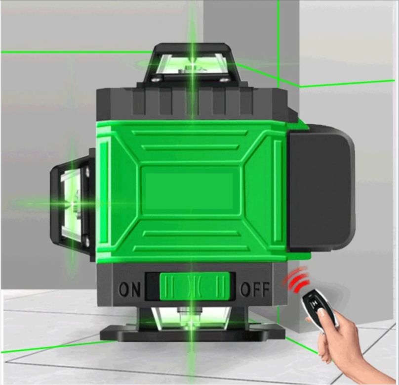 Poziomica laserowa 12 linii laser krzyżowy 360 3D