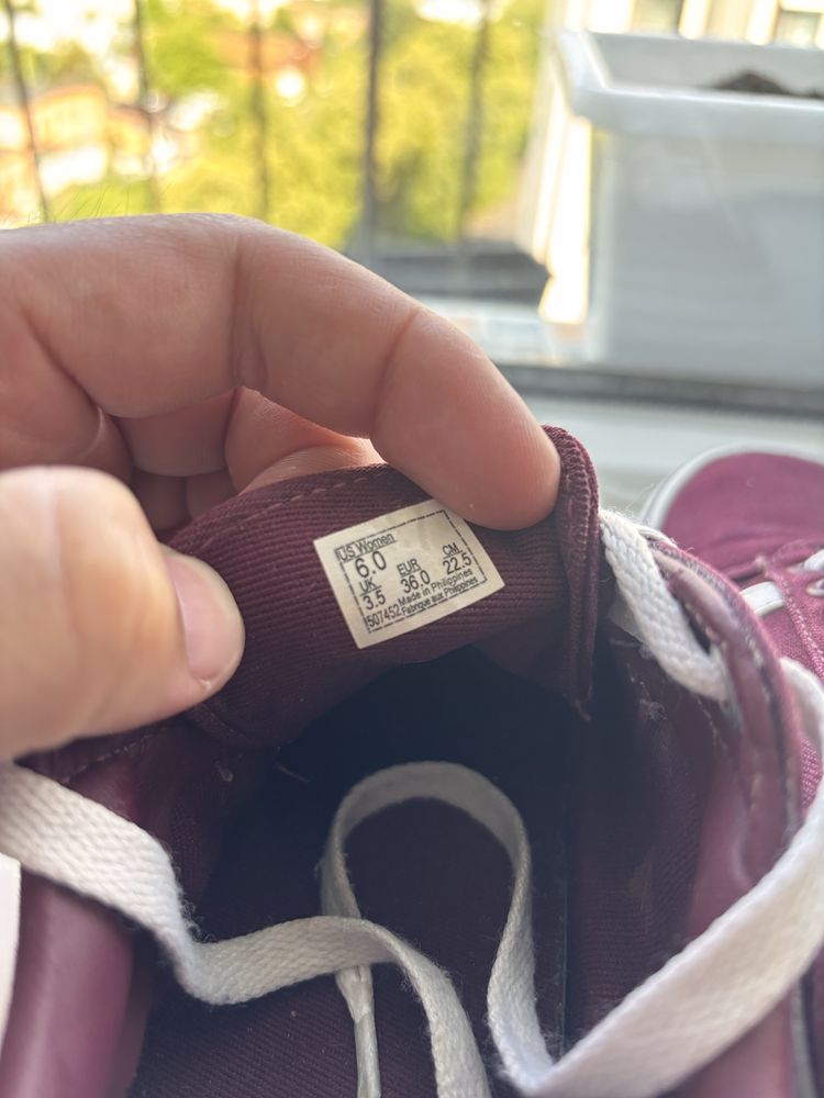 Кеди vans old skool bordo 36 розмір