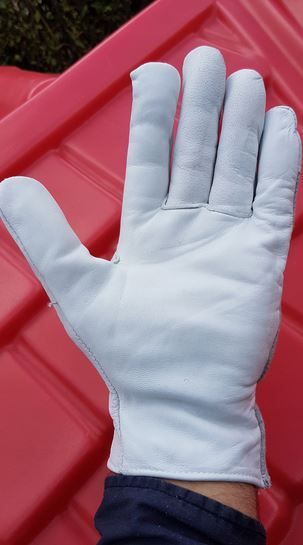 Rękawice skórzane kozia skóra monterskie LEMUR r.8,9,10,11