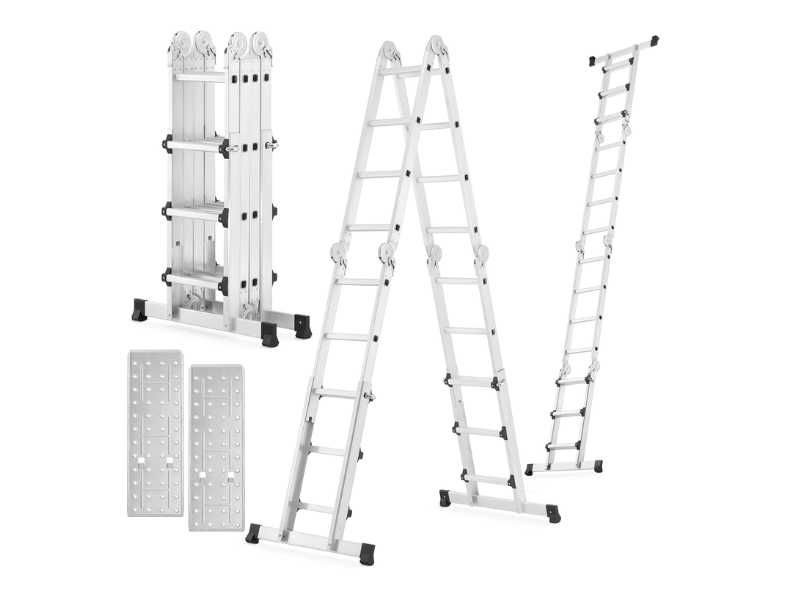 Drabina aluminiowa przegubowa HIGHER 4x4 150kg II Gat Outlet