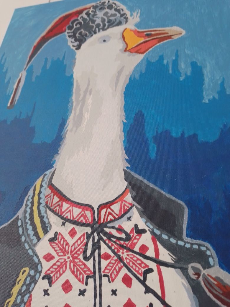 Продам картину "Украинский гусак" 50×40см