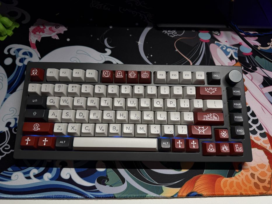 Клавиатура беспроводная Akko 5075B Plus Dracula RGB