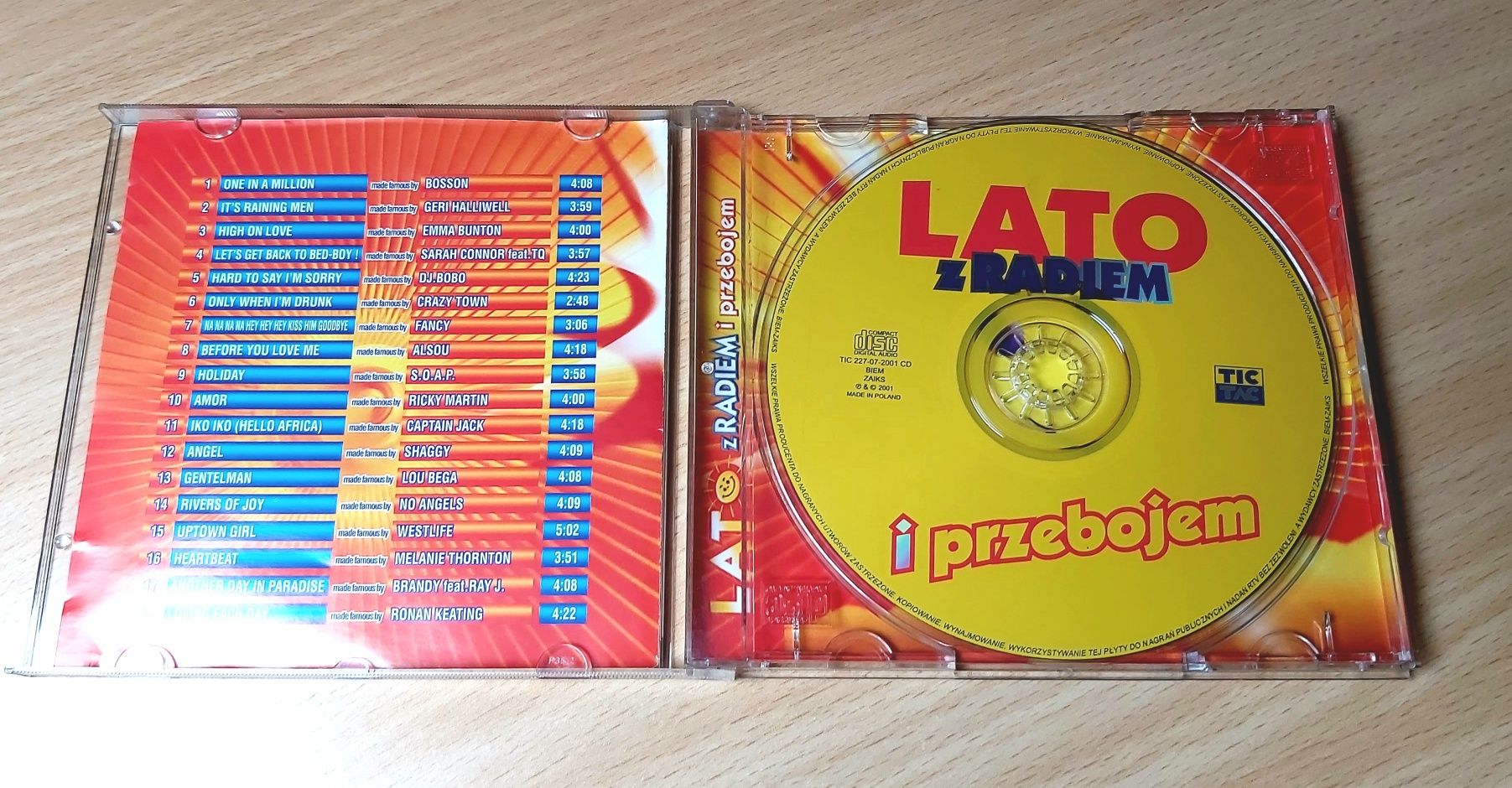 Płyta CD Lato z Radiem i przebojem 2001