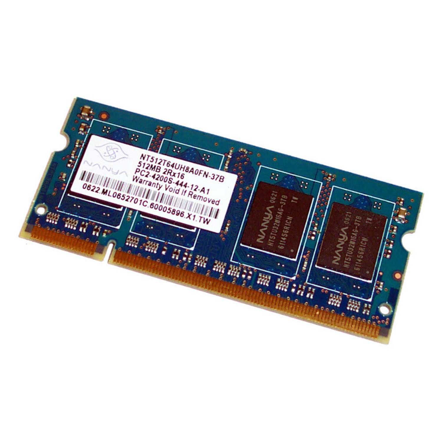Nanya NT512T64UH8A0FN-37B (512MB DDR2 PC2-4200S SO DIM 200-pin) Memory