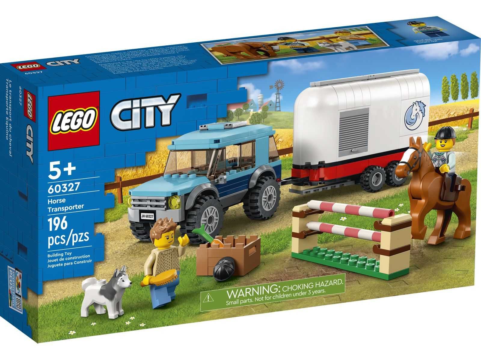 LEGO 60327 City - Przyczepa do przewozu koni nowy MISB