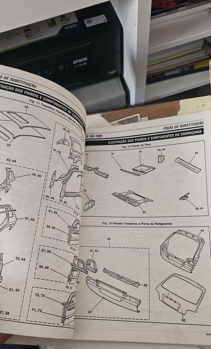 Manual de reparação de carroceria rover 100 (exclusivo oficina)