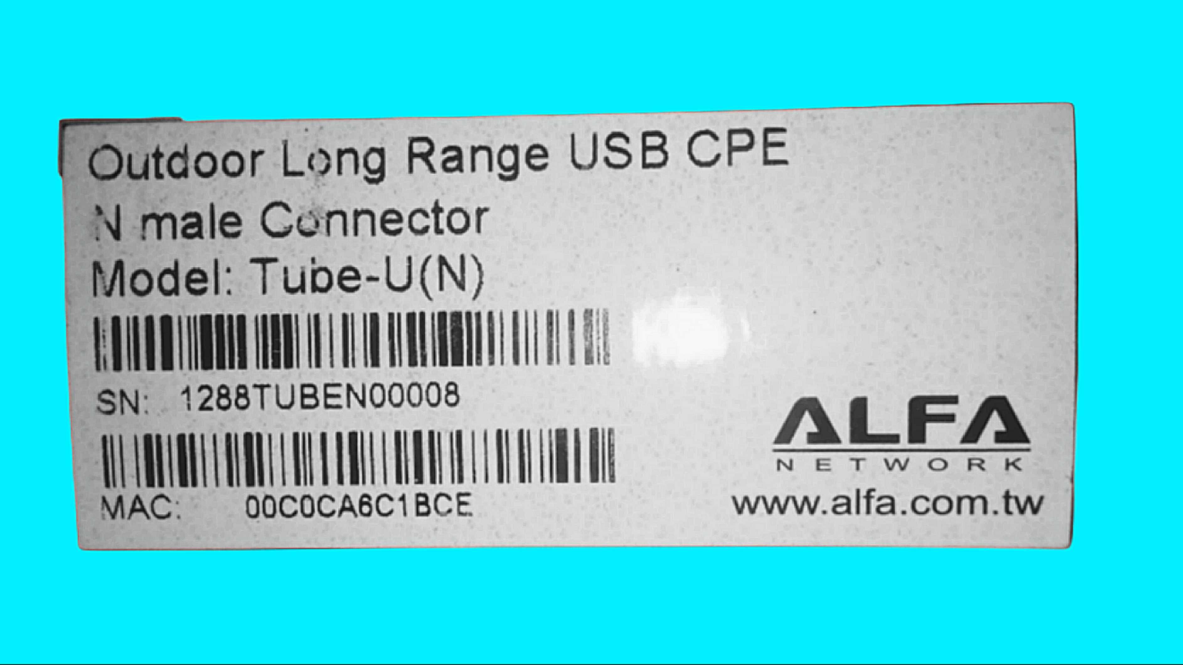 Wi-Fi адаптер Alfa Network TUBE-U (N)