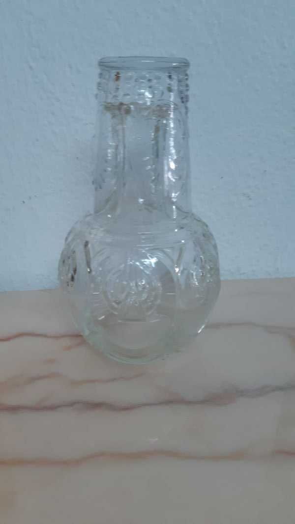 Garrafa de água de mesinha de cabeceira, anos 70