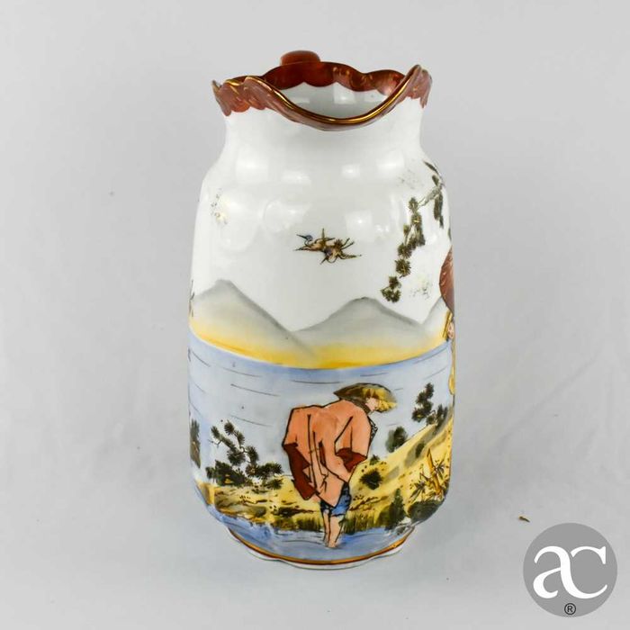 Jarro e Bacia decoração oriental, porcelana Vista Alegre