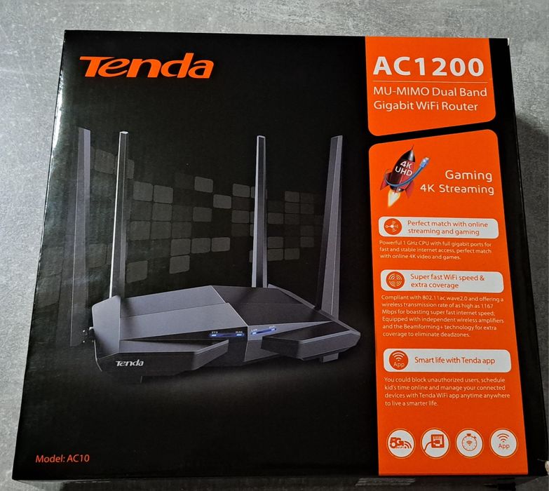 Router Tenda AC1200 5GHz 2.4GHz