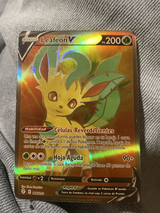 Leafeon V (166) Pokemon Card