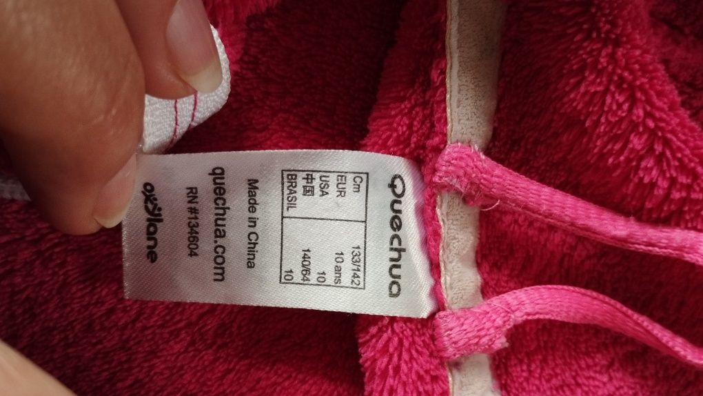 Bluzy bluza pluszowa quechua 8 10 lat 134