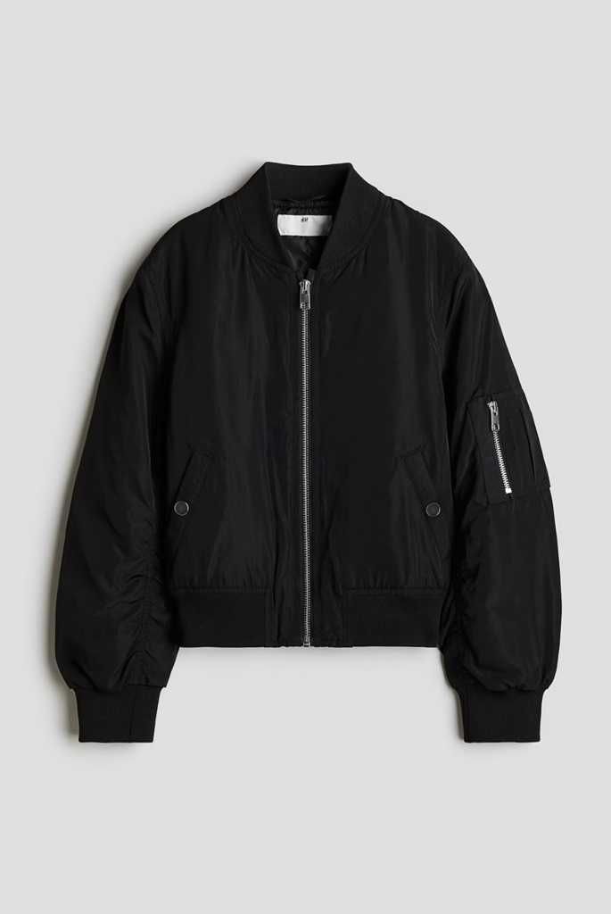 H&M nowa czarna kurtka bomberka chłopięca
