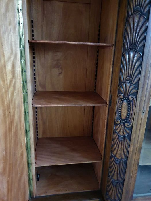Biblioteka Secesyjna Rozkładana - dębowa