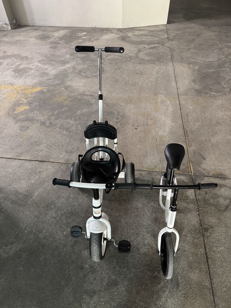 Conjunto Bicicleta e triciclo criança até 5/6 anos