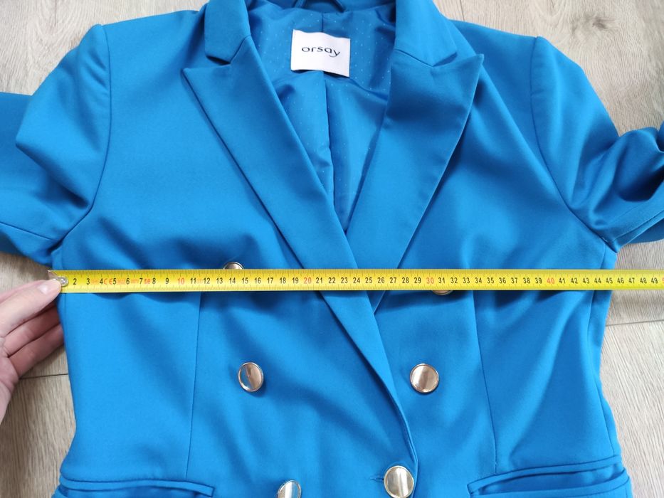 Orsay niebieska garsonka 38