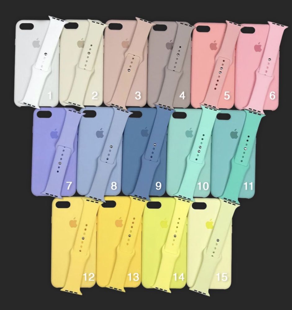 Силіконовий чохол на айфон silicone case iPhone XS / та інші