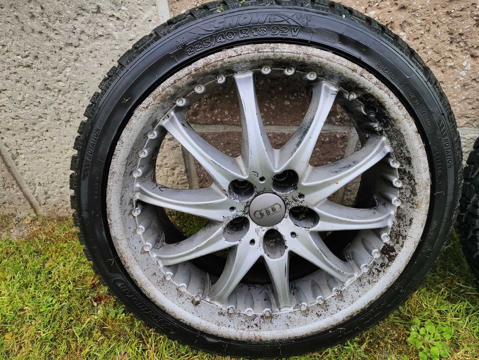 Zimowe opony wraz z alufelgami R18
