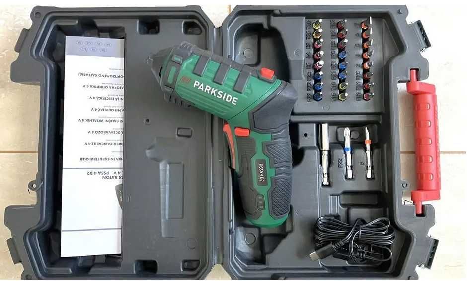 Акумуляторний шуруповерт PARKSIDE