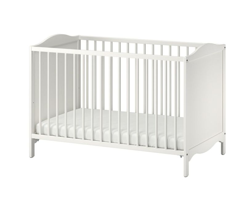 Berço branco 60x120, NOVO