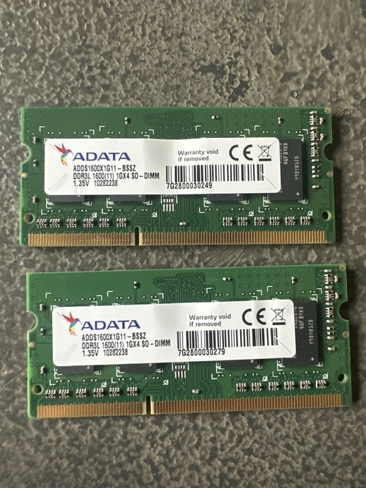 Pamięć RAM ADATA DDR3L 8GB (2x4GB) 1600MHz SO-DIMM